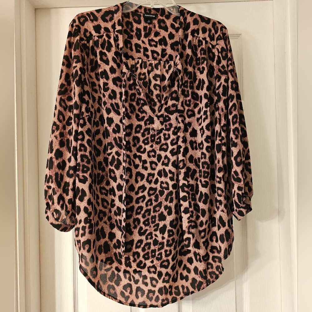 Leopard Print Blouse